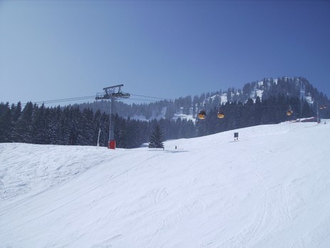 Skigebiet Hörnerbahn bei Bolsterlang