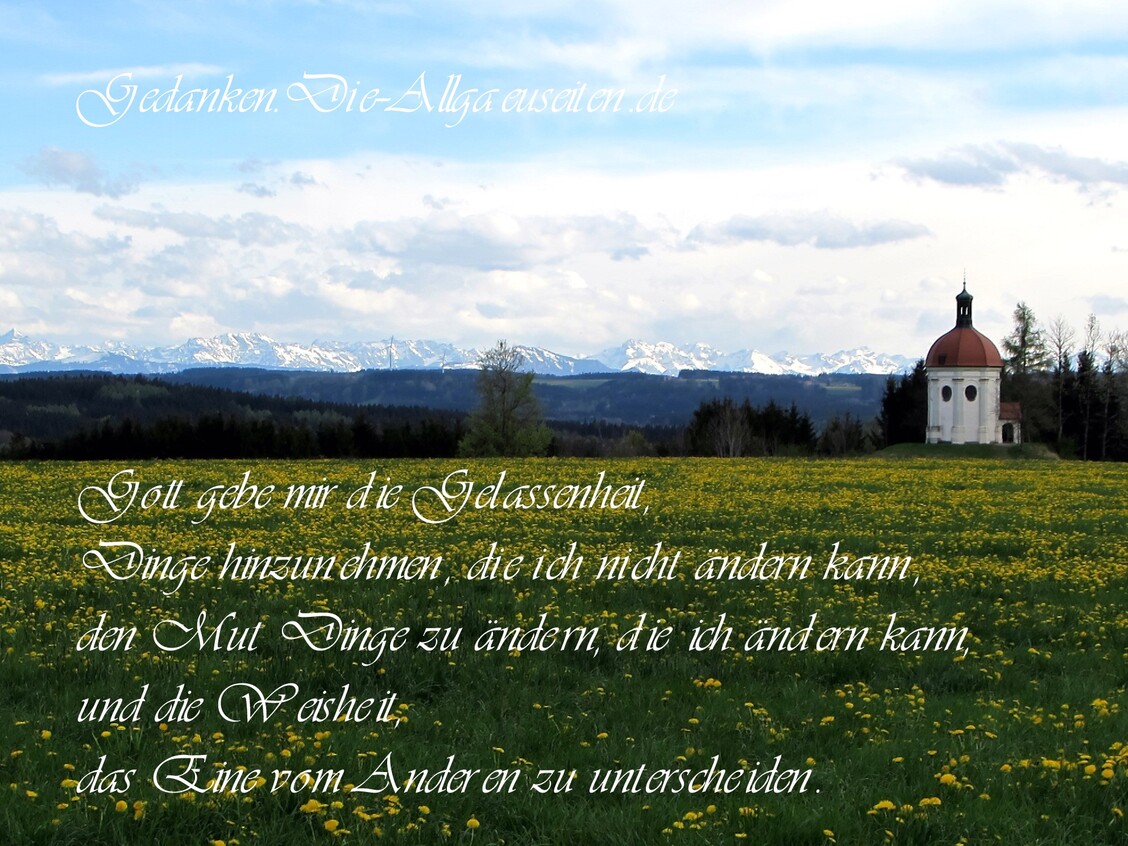 Gelassenheitsgebet