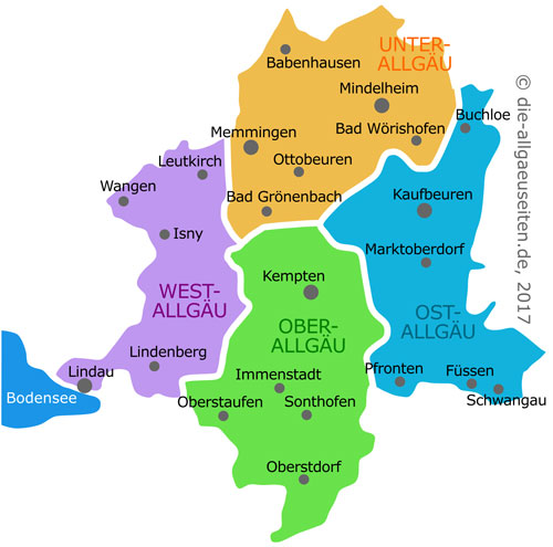 Allgäu-Karte